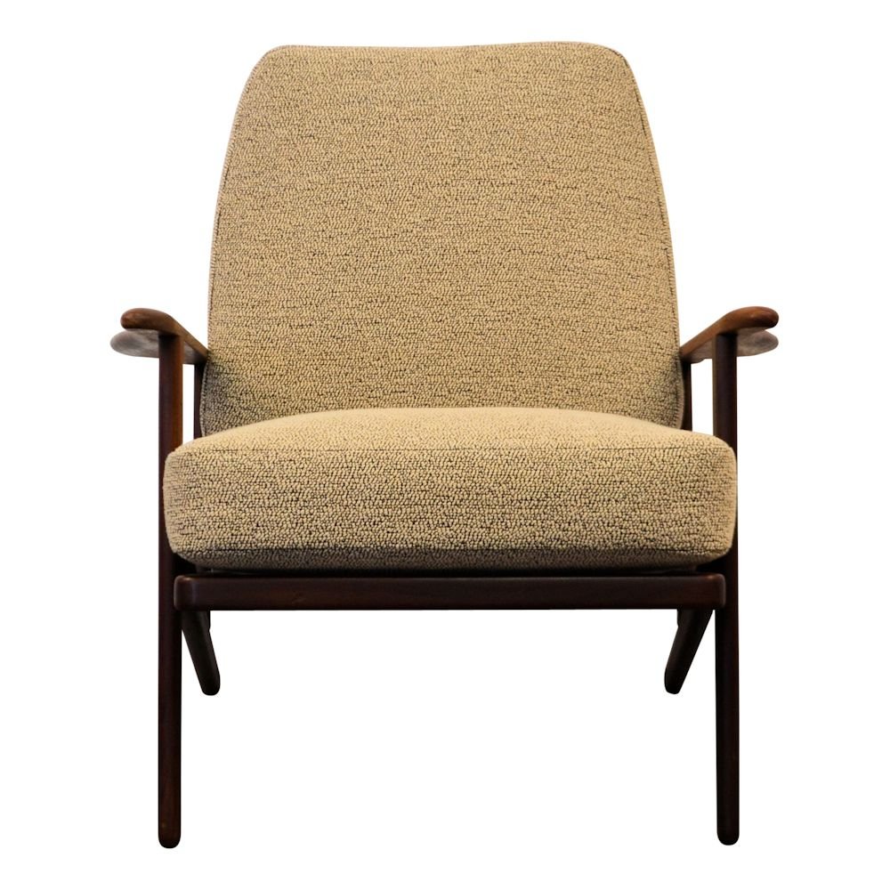 vintage danish design teak y shape lounge chair vintage vibes