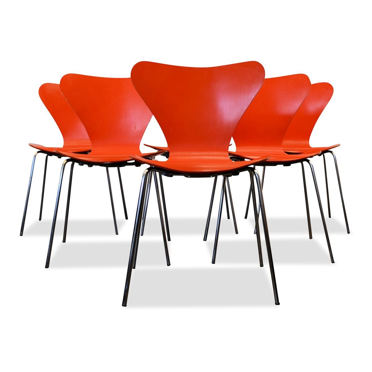 Vintage 3107 Arne Jacobsen stoelen (6) u2013 Vintage Vibes Vintage 3107 Arne Jacobsen stoelen (6) u2013 Vintage Vibes