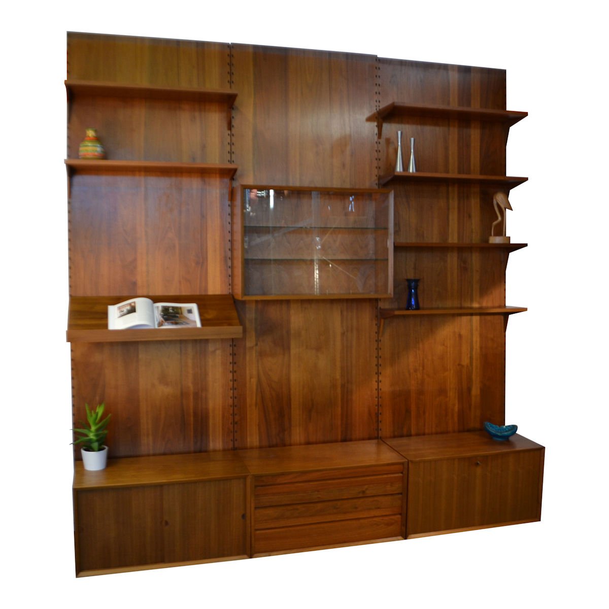 Vintage Poul Cadovius Wall Unit Vintage Poul Cadovius Wall Unit